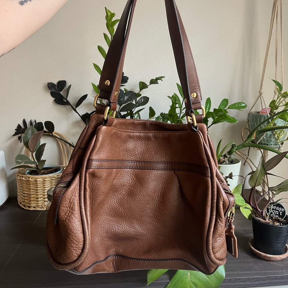 Ugg leather shoulder bag